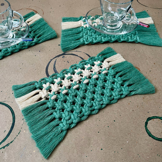 Macrame Coaster (1 count)
