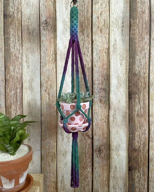 Tie Dye Plant Hanger 06